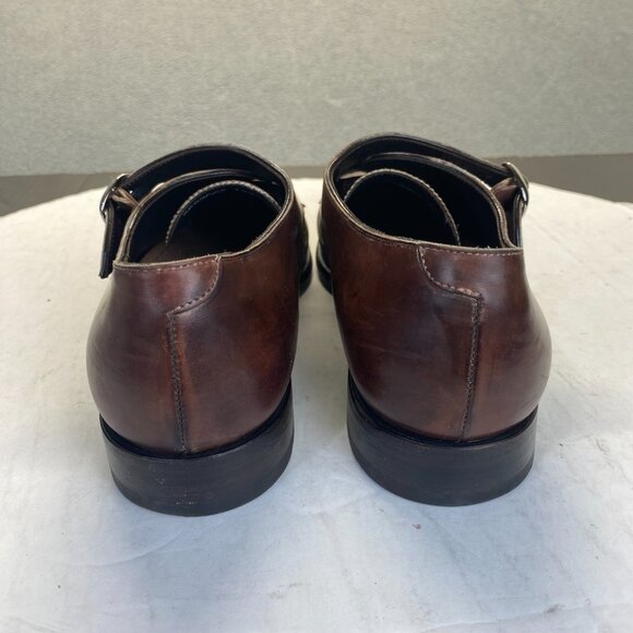 Franceschetti Pebble Leather Double Monk Strap Captoe Size 42 X  EU main image 12